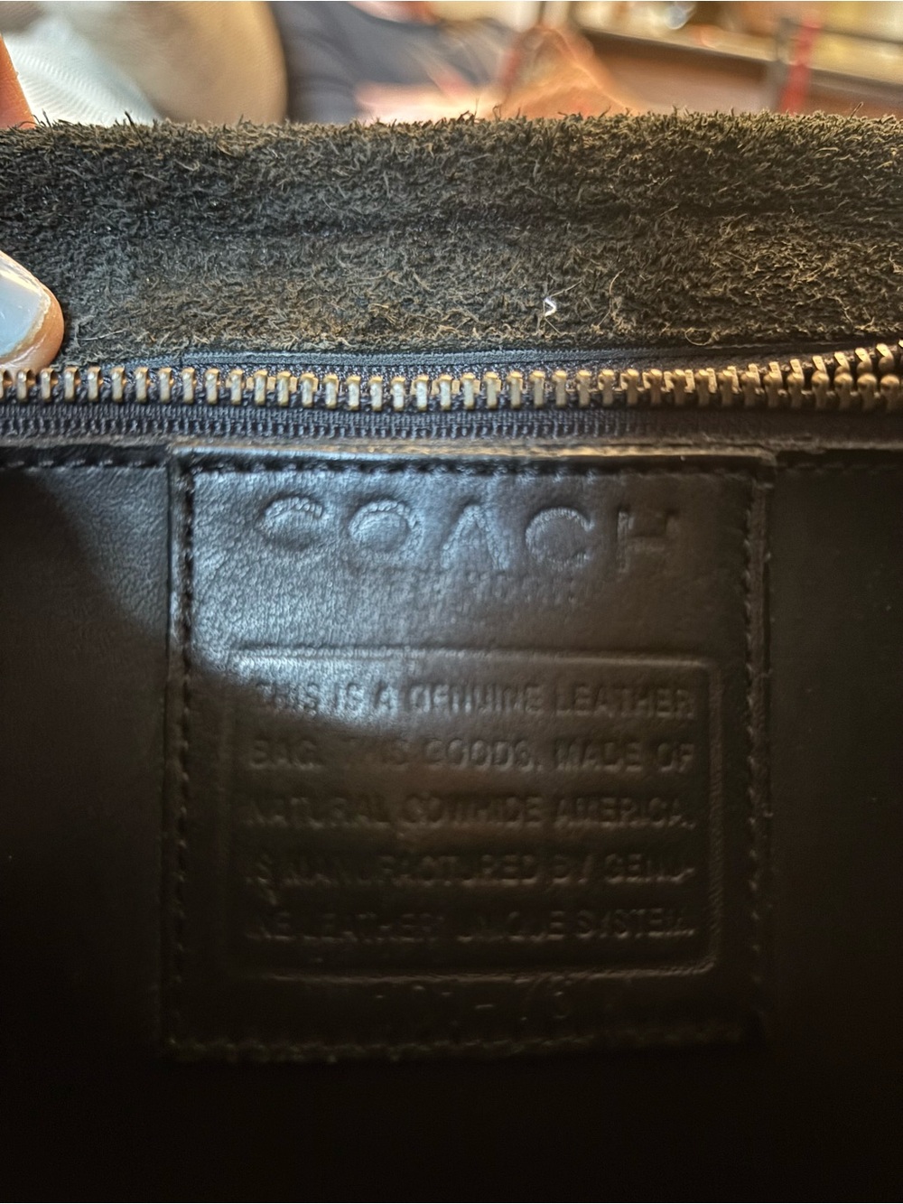 COACH Black Leather Backpack - Picture 3 of 10